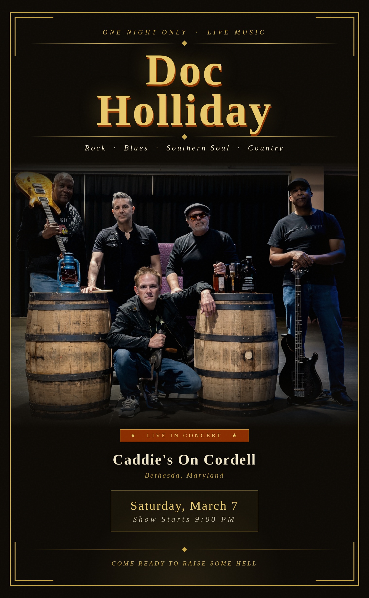 Doc Holliday Band - Live at Caddie's on Cordell in Bethesda, Md